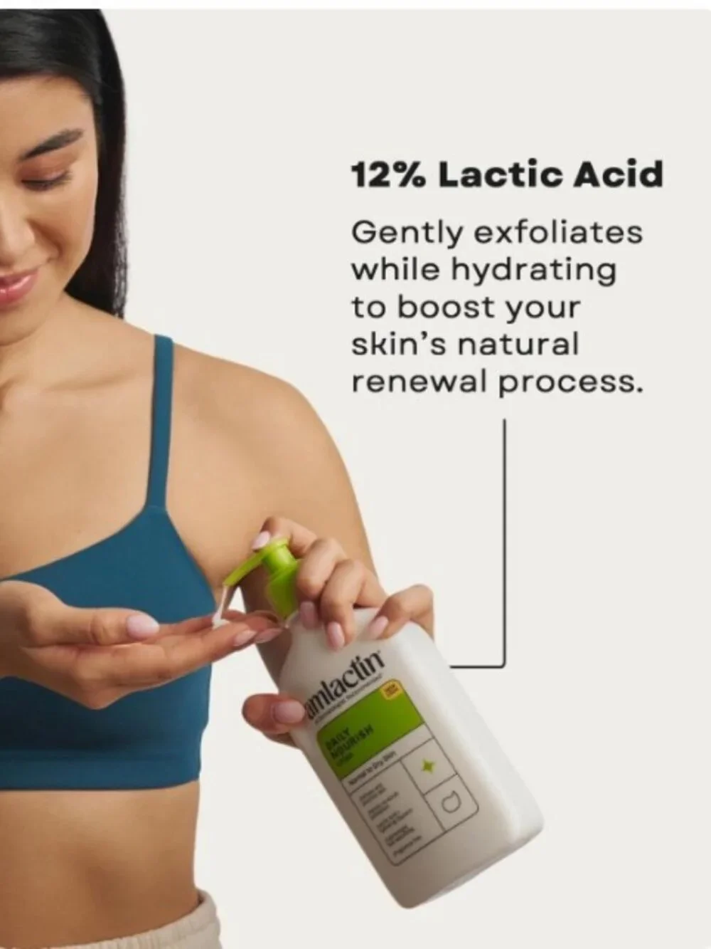 Amlactin Daily Nourish Lotion for Normal to Dry Skin Dermatologist Recommended